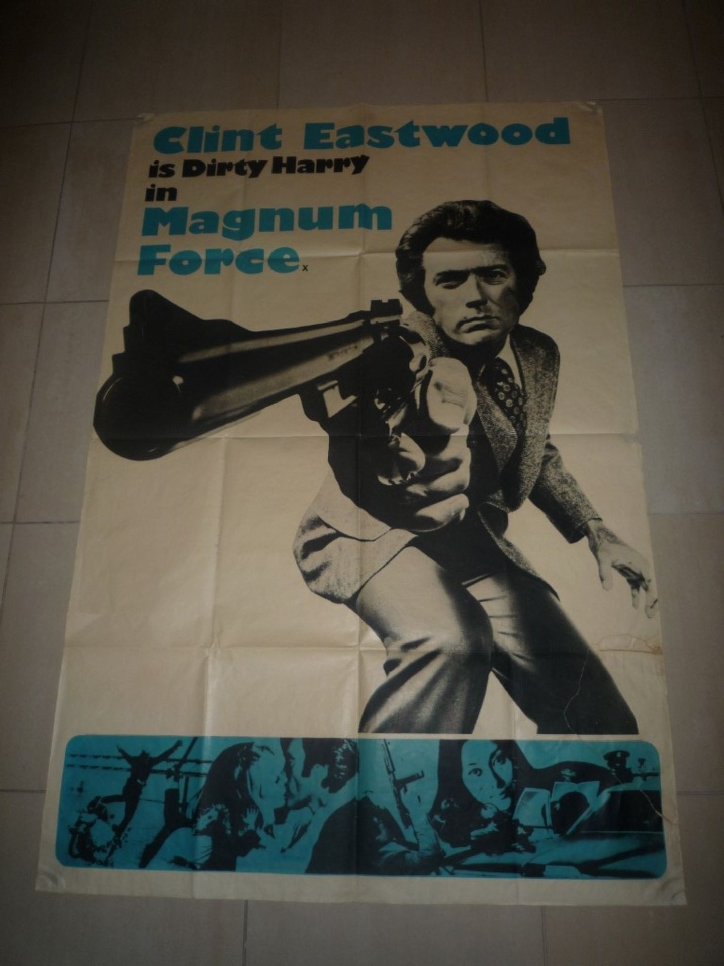 Dirty Harry in Magnum Force Clint Eastwood poster