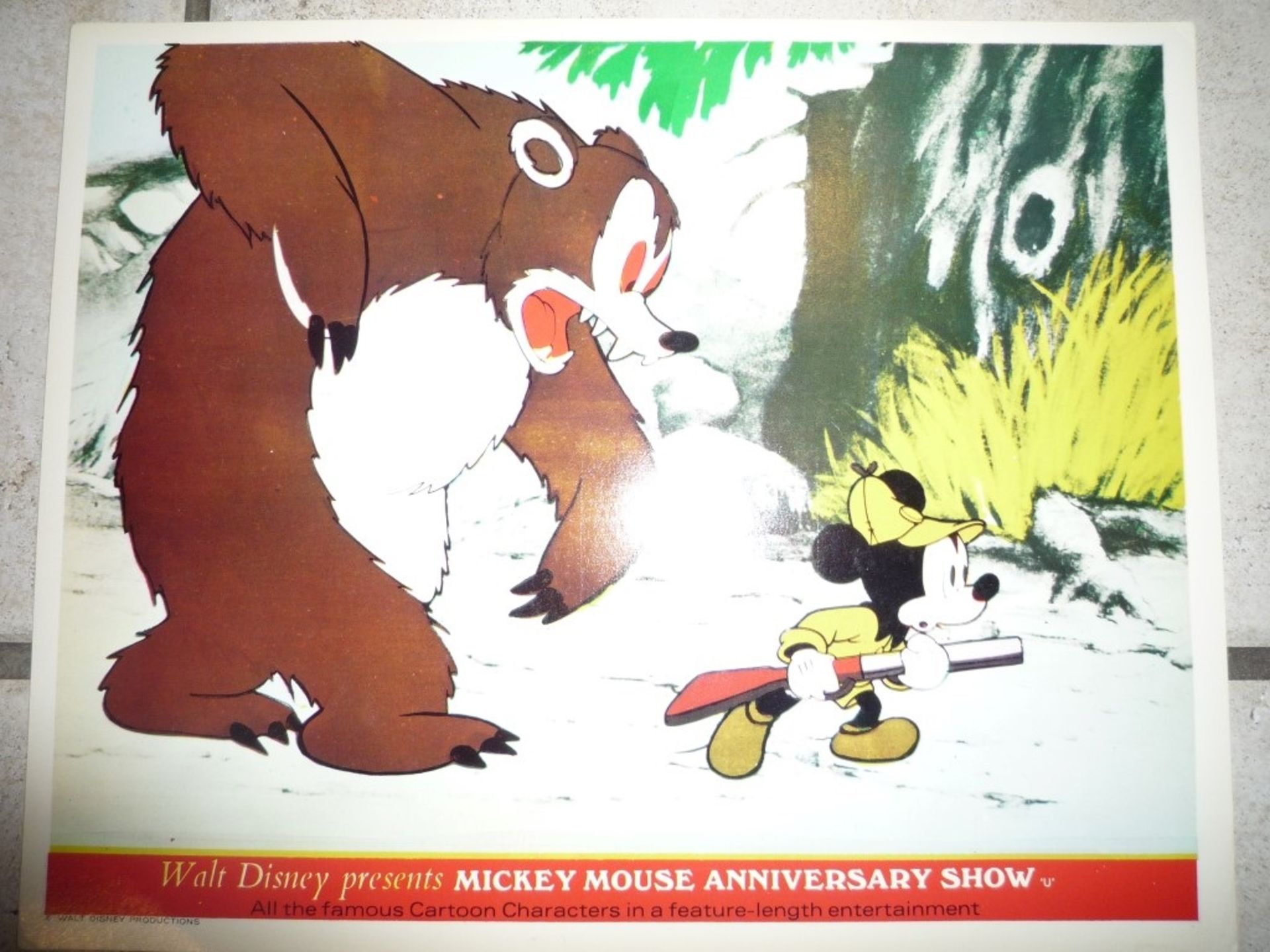 Mickey Mouse Anniversary Show cards - Image 2 of 2