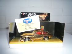 James Bond 30th Anniversary Gold Aston Martin model