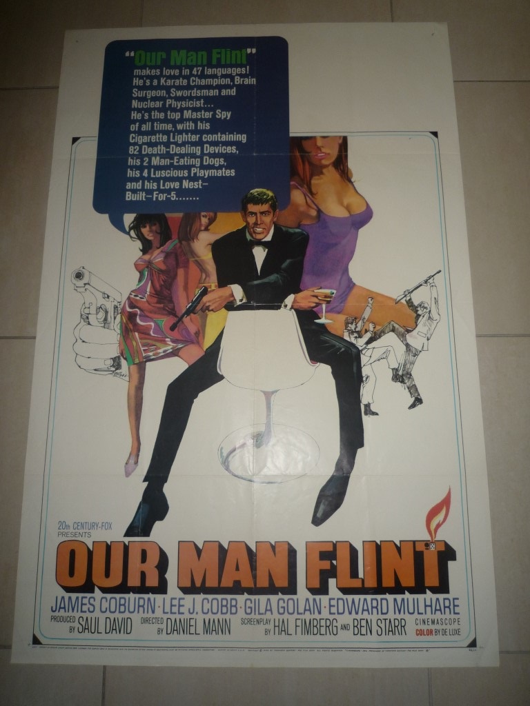 Our Man Flint James Coburn poster