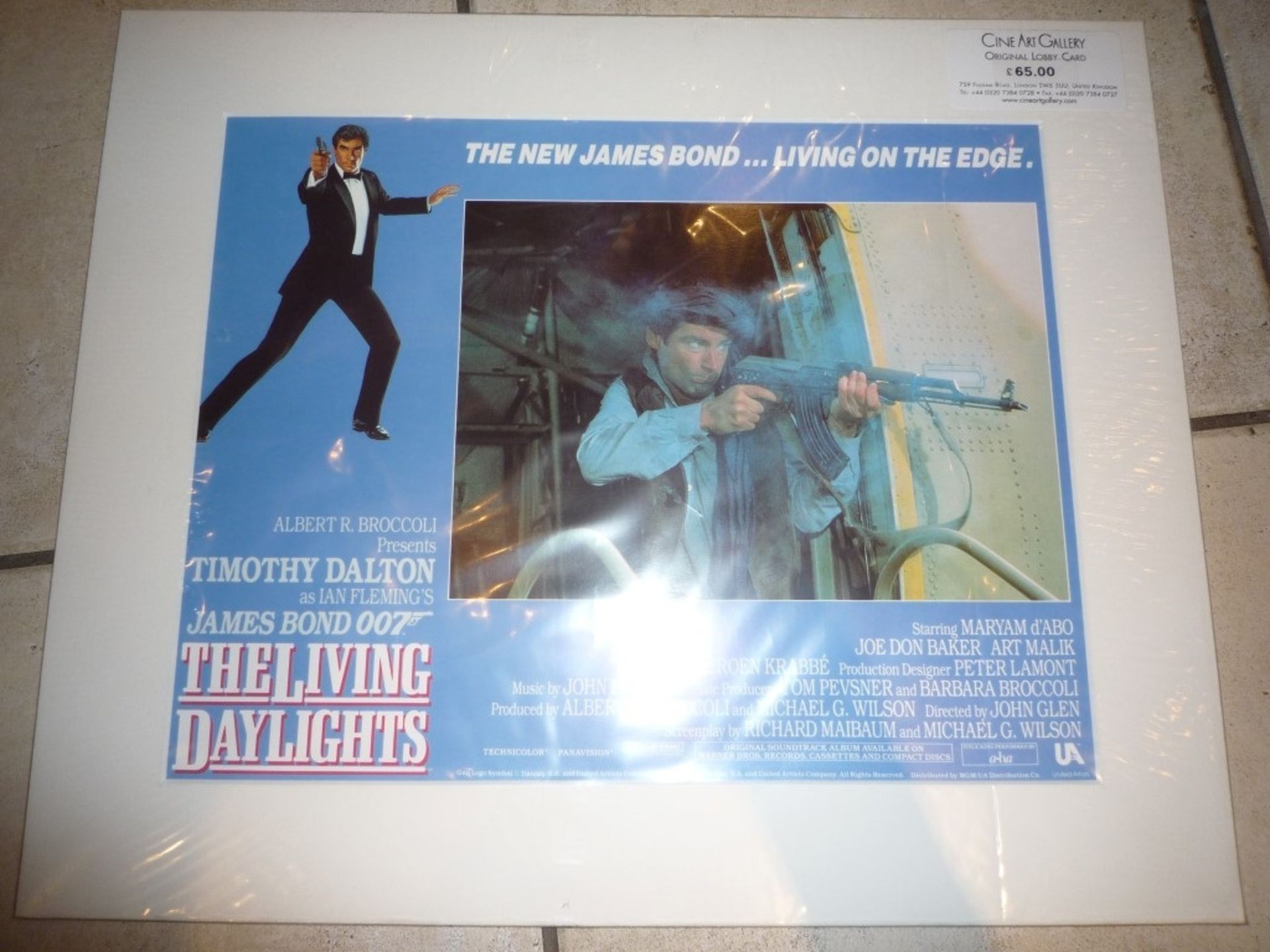 The Living Daylights lobby card