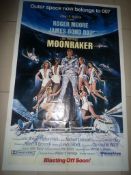 James Bond Moonraker Roger Moore poster