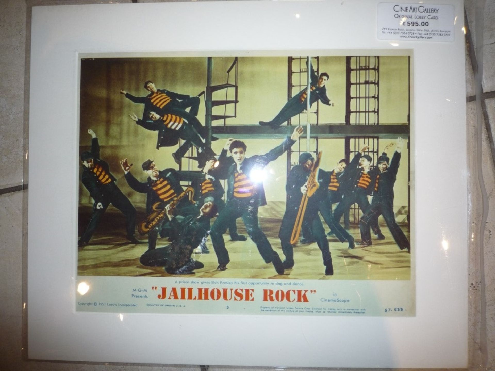 Jailhouse Rock lobby card - Image 2 of 2