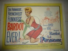 La Parisienne Bridgette Bardot poster