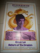 Return of the Dragon Bruce Lee poster