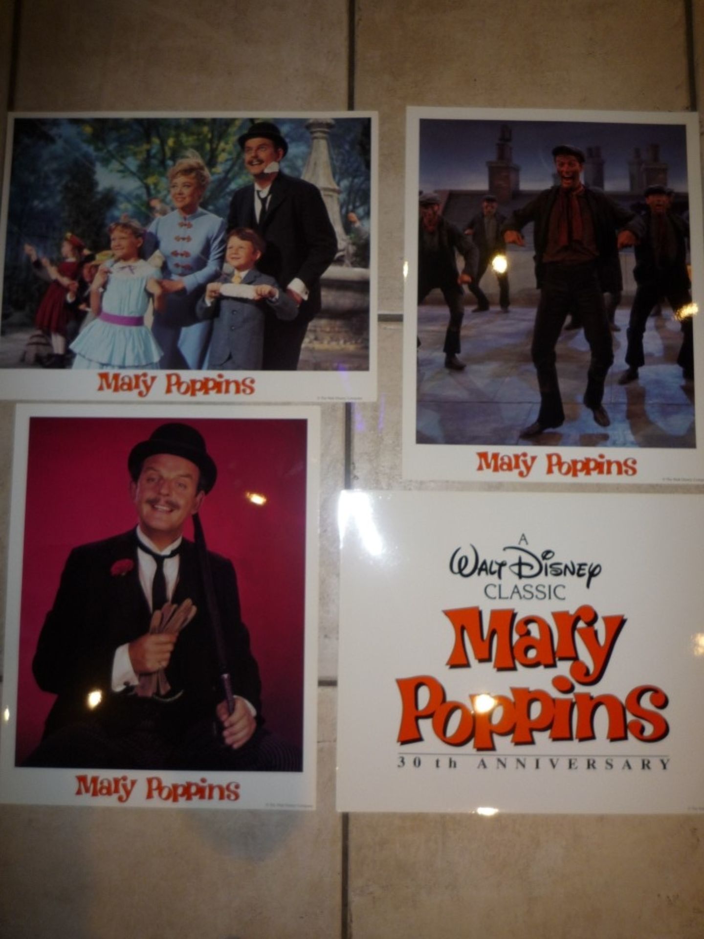Mary Poppins Re Release lobby cards