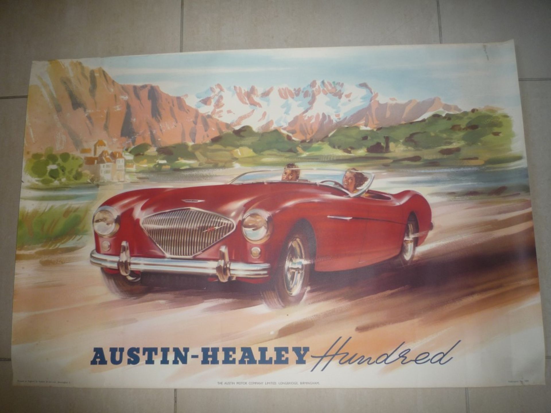 Austin Healey poster