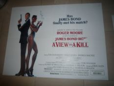 A View to a Kill Roger Moore poster