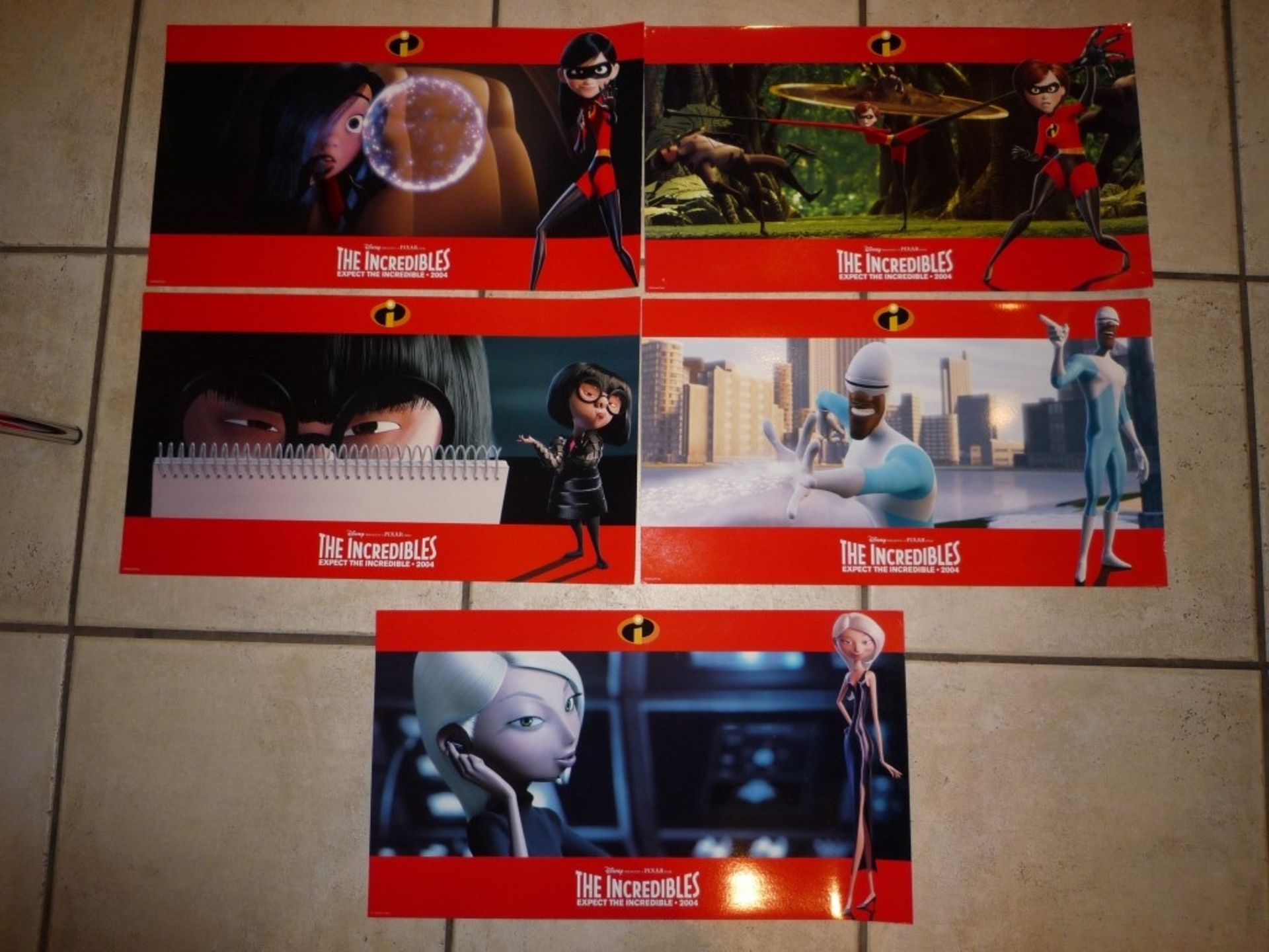 The Incredibles lobby cards