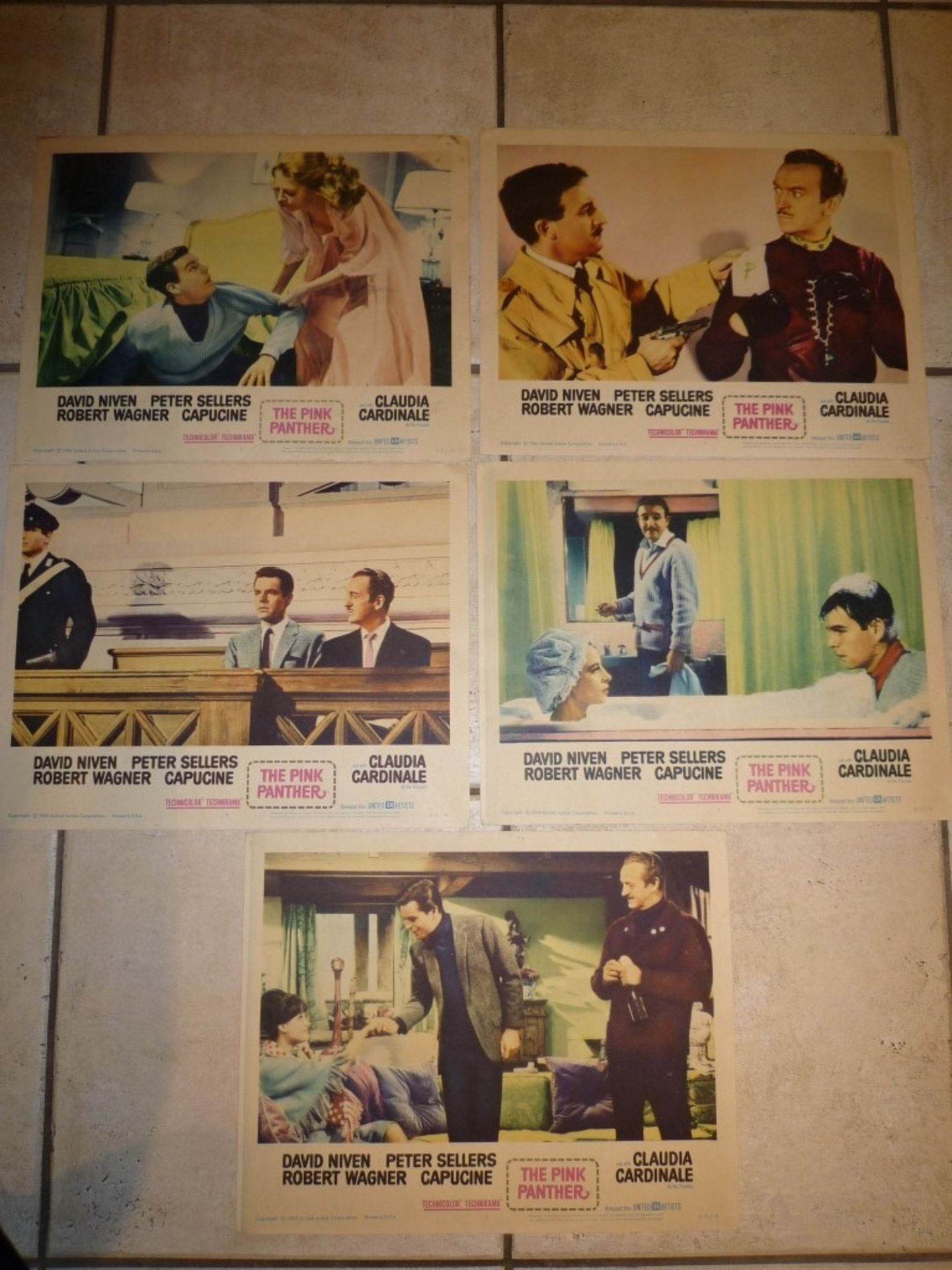 Pink Panther lobby cards