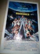 James Bond Moonraker Roger Moore poster