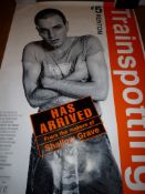 Trainspotting bus shelter poster