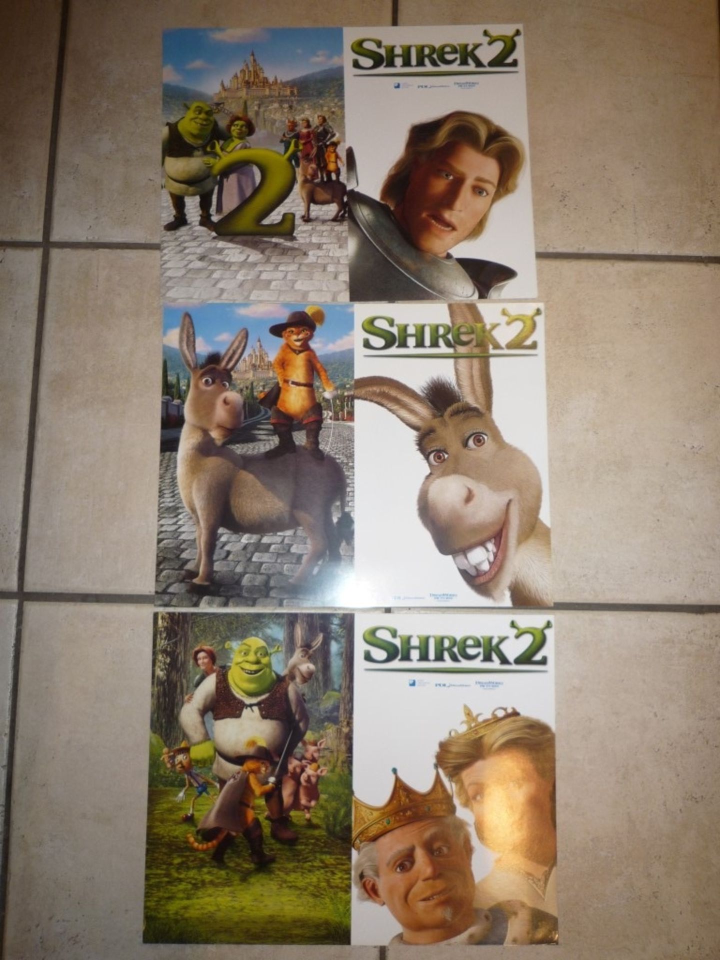 Shrek lobby cards