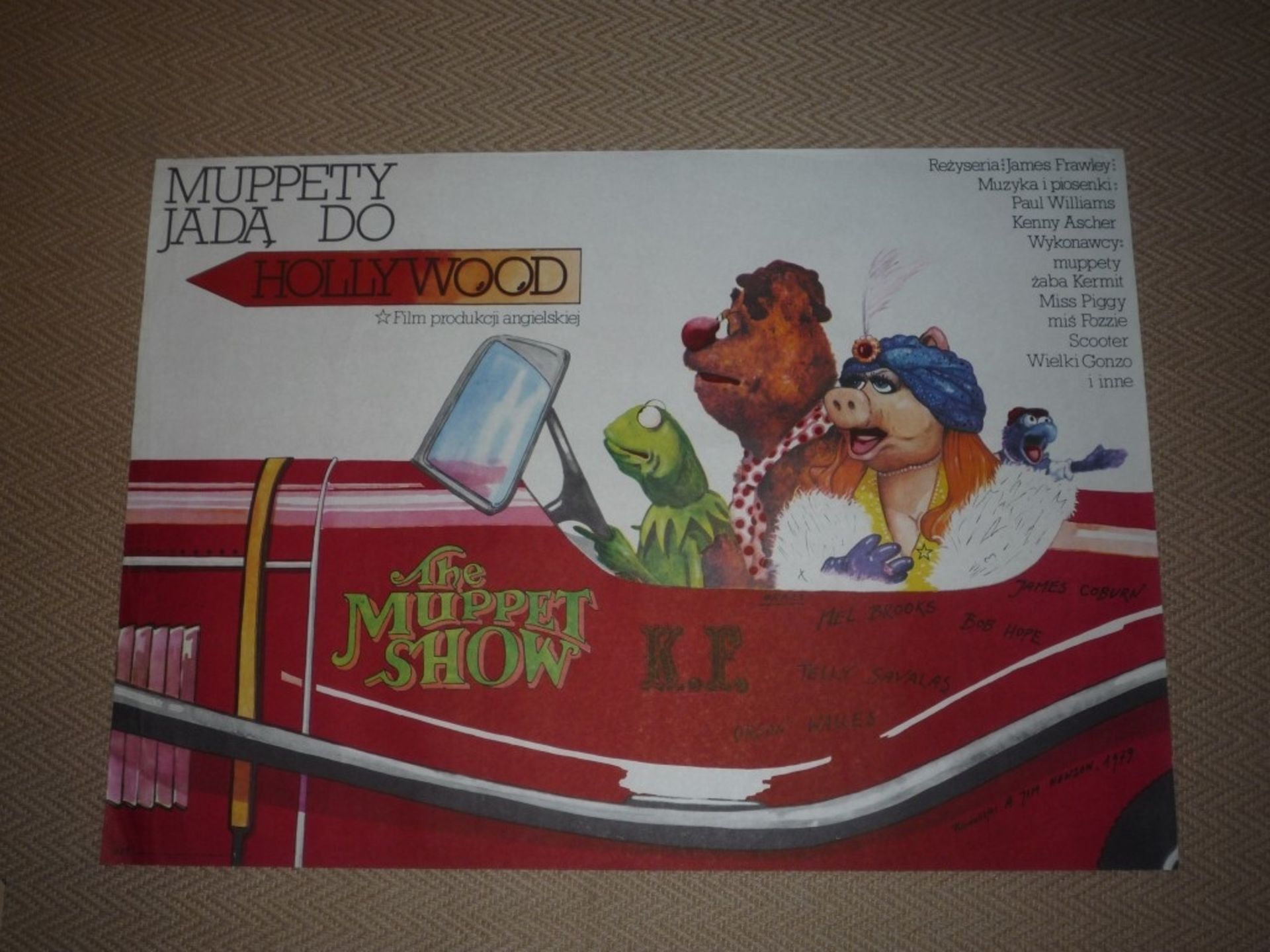 The Muppet Show Hollywood poster