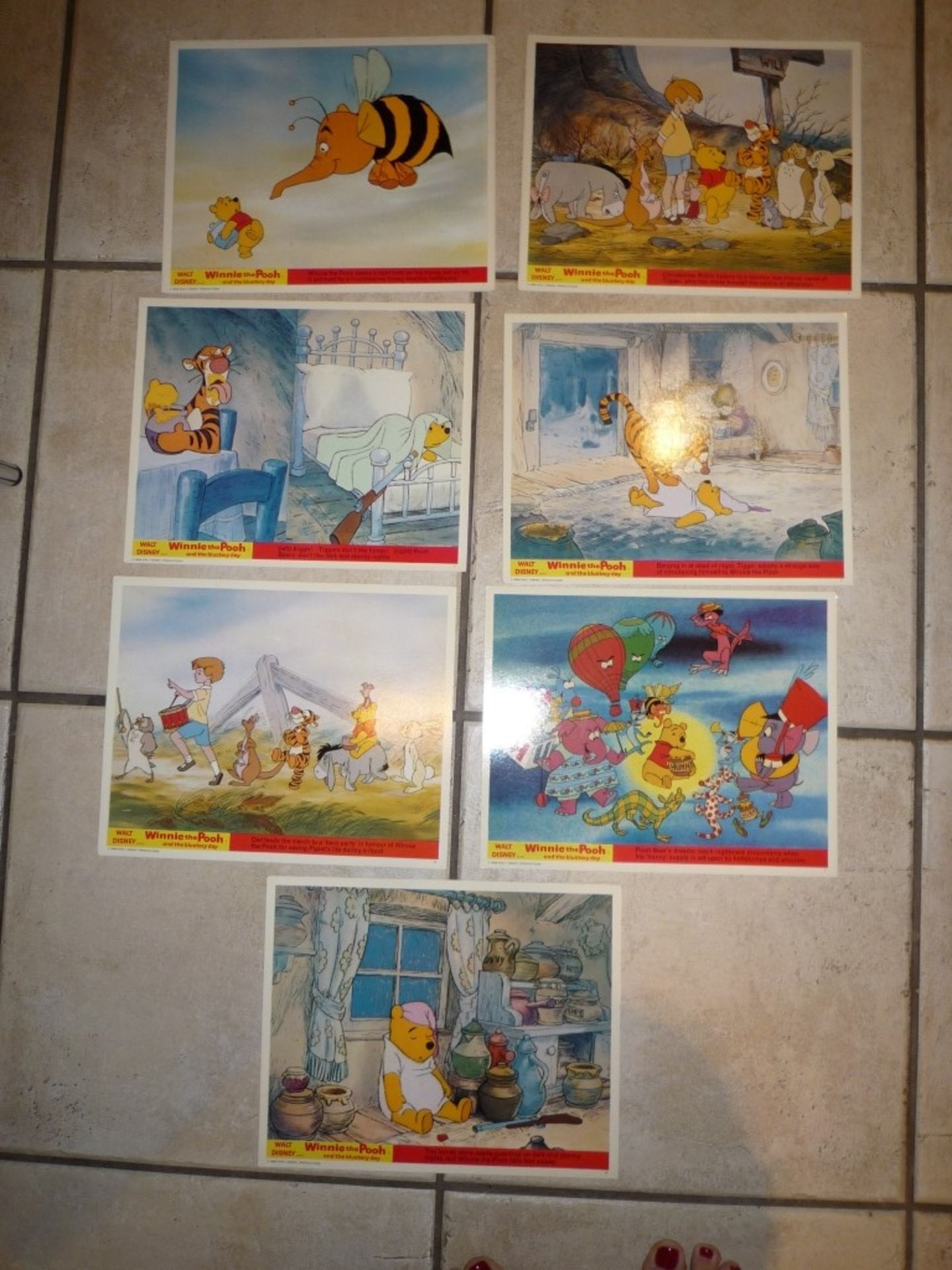 Winnie the Pooh and the Blustery Day lobby cards - Image 2 of 2