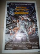 James Bond Moonraker Roger Moore poster