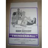 James Bond Thunderball Sean Connery poster