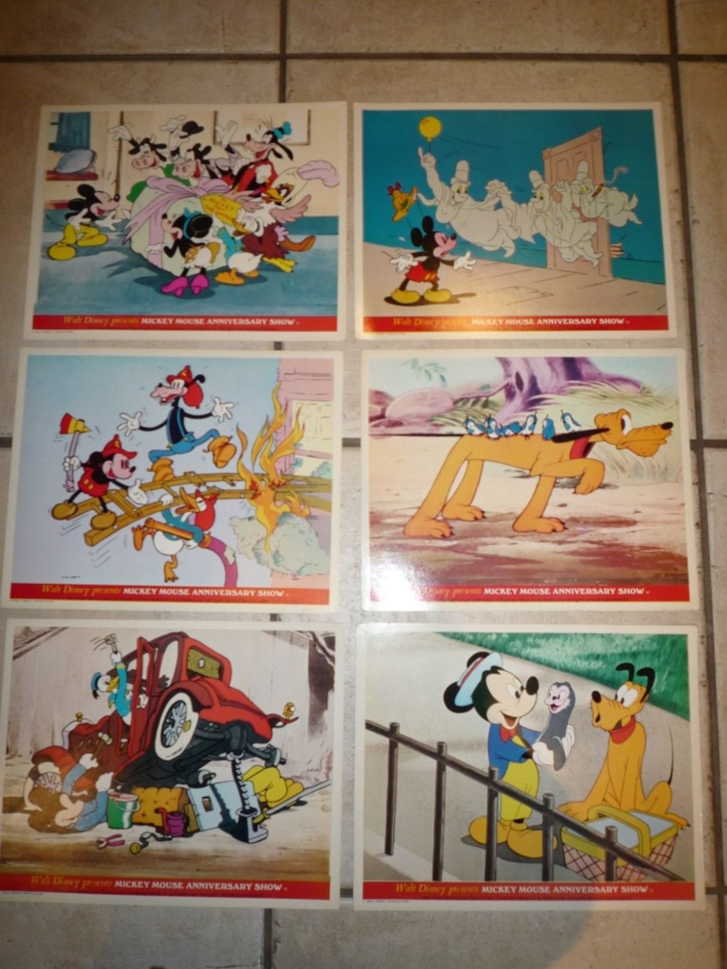 Mickey Mouse Anniversary Show cards
