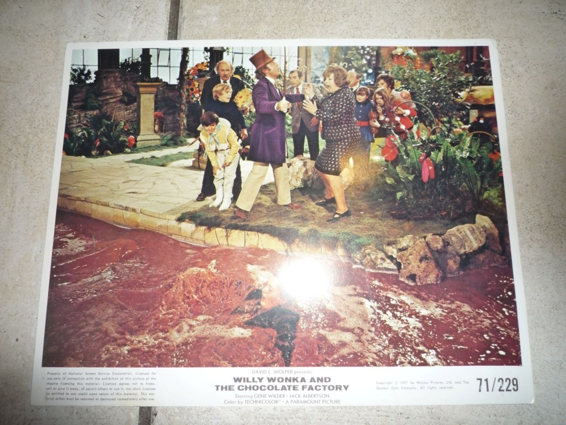 Willy Wonka and the Chocolate Factory lobby card