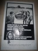 Two Lane Black Top James Taylor poster