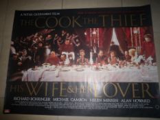 The Cook The Thief His Wife and Her Lover rolled British poster