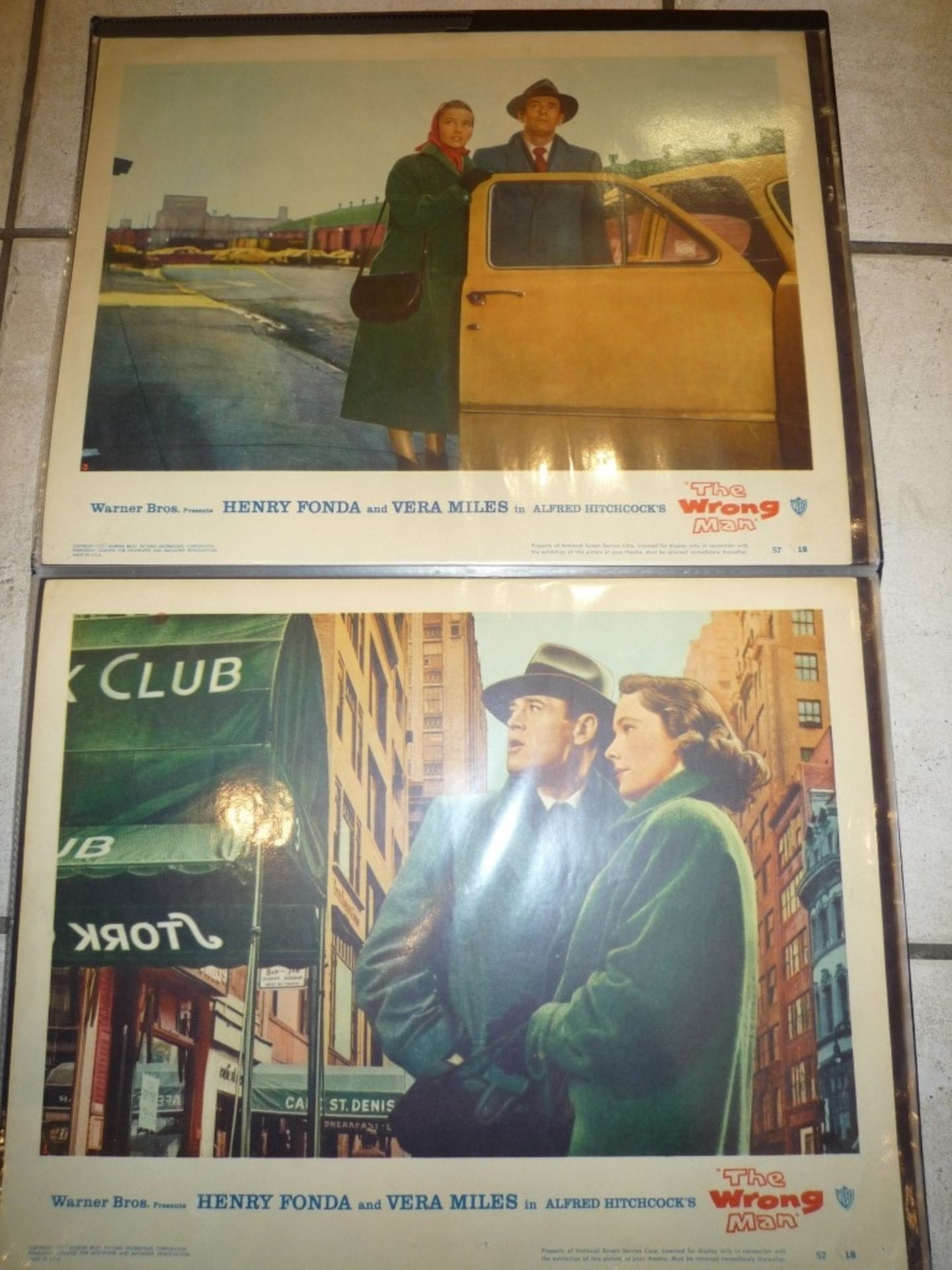 The Wrong Man lobby cards