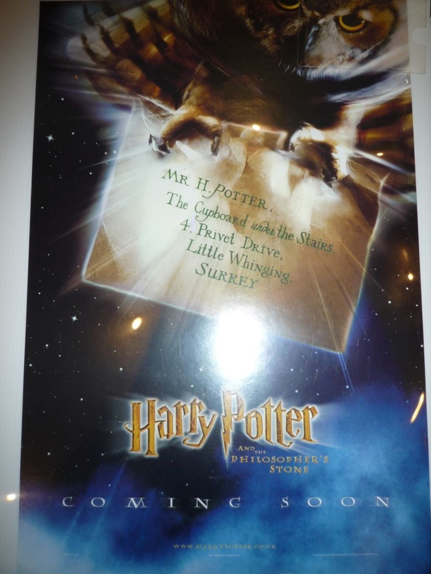 Harry Potter window card