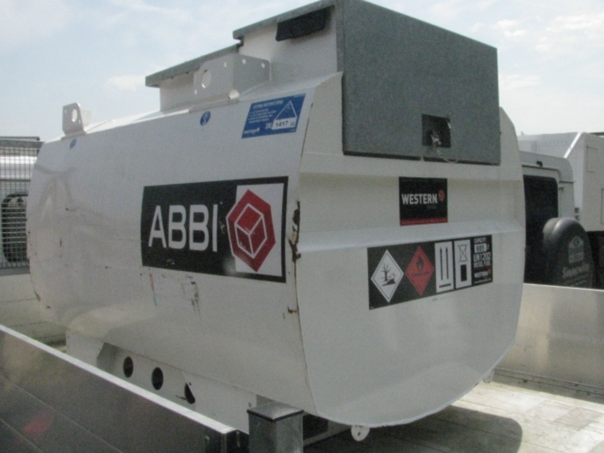 Western Global ABBI 985 litre diesel fuel bowser - Image 2 of 3