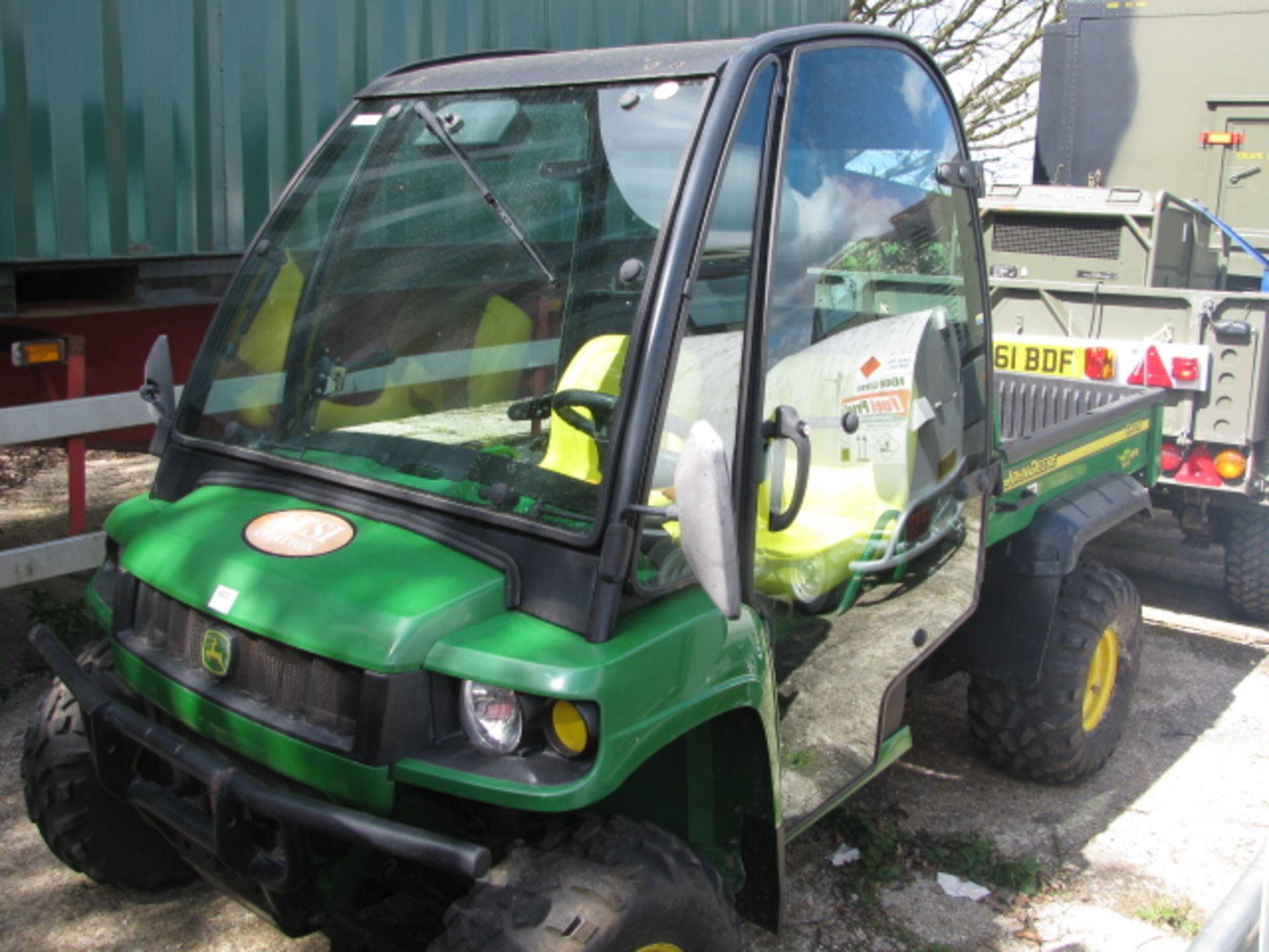 John Deere HPX gaitor 4 x 4 tipping bed utility vehicle (highway spec)