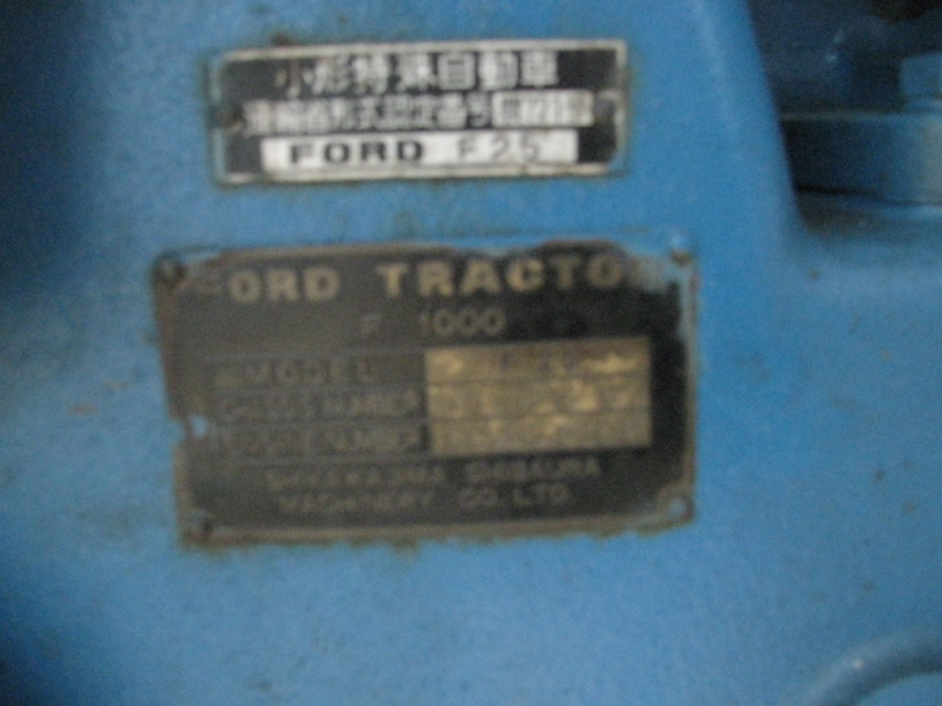 Ford 1000 4x2 2WD Open Cab Agricultural Tractor - Image 10 of 11