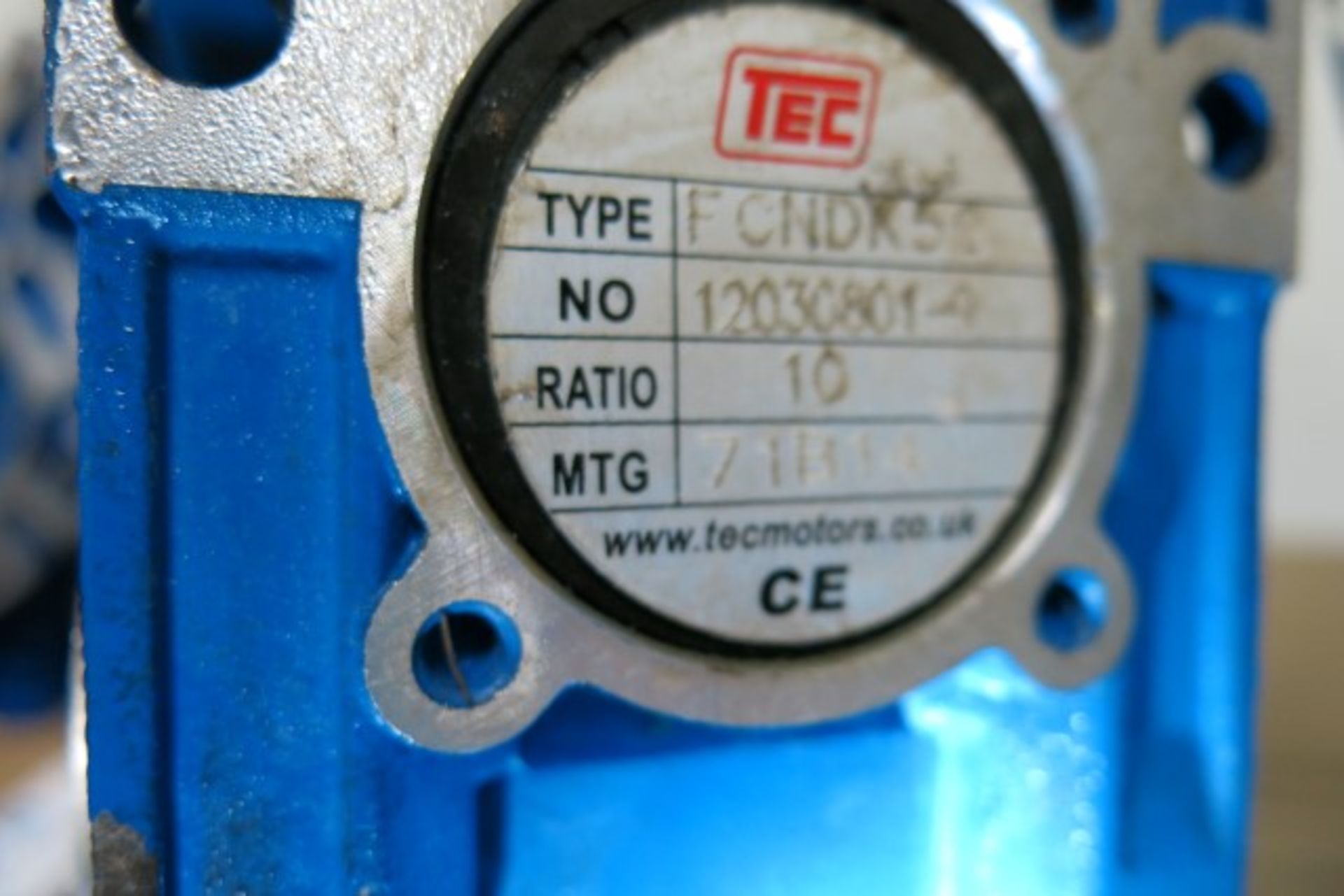 TEC Type: FCNDK50 worm gearbox - Image 2 of 2