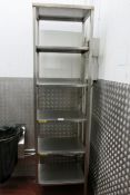 Stainless steel 6-tier rack (in two sections)