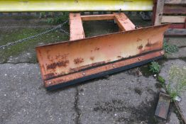 Forklift snow plough attachment - A lift out charge will apply