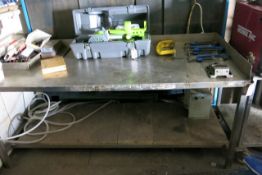 Steel fabricated workbench