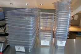 Quantity of assorted measuring containers