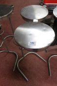 (2) Stainless steel rubbish bag holders