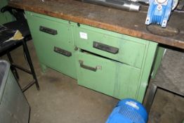 Green steel fabricated workbench