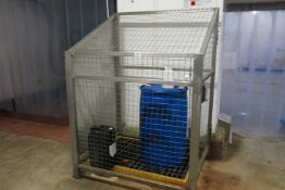 Stainless steel chemicals cage