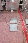 (2) Stainless steel rubbish bag holding frames