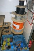 Quantity of reels of electrical cable