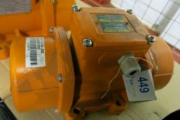 Vibtec Type: MVSI 10/100-SO2 electric rotary vibrator