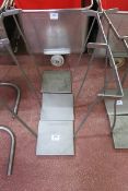 (3) Stainless steel rubbish bag holding frames