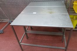 (3) Protech stainless steel tables