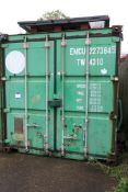 Steel 40' shipping container & Substantial Contents of Machine Spares - A lift out charge will apply