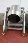 Unitech stainless steel tipping mixer - A lift out charge will apply