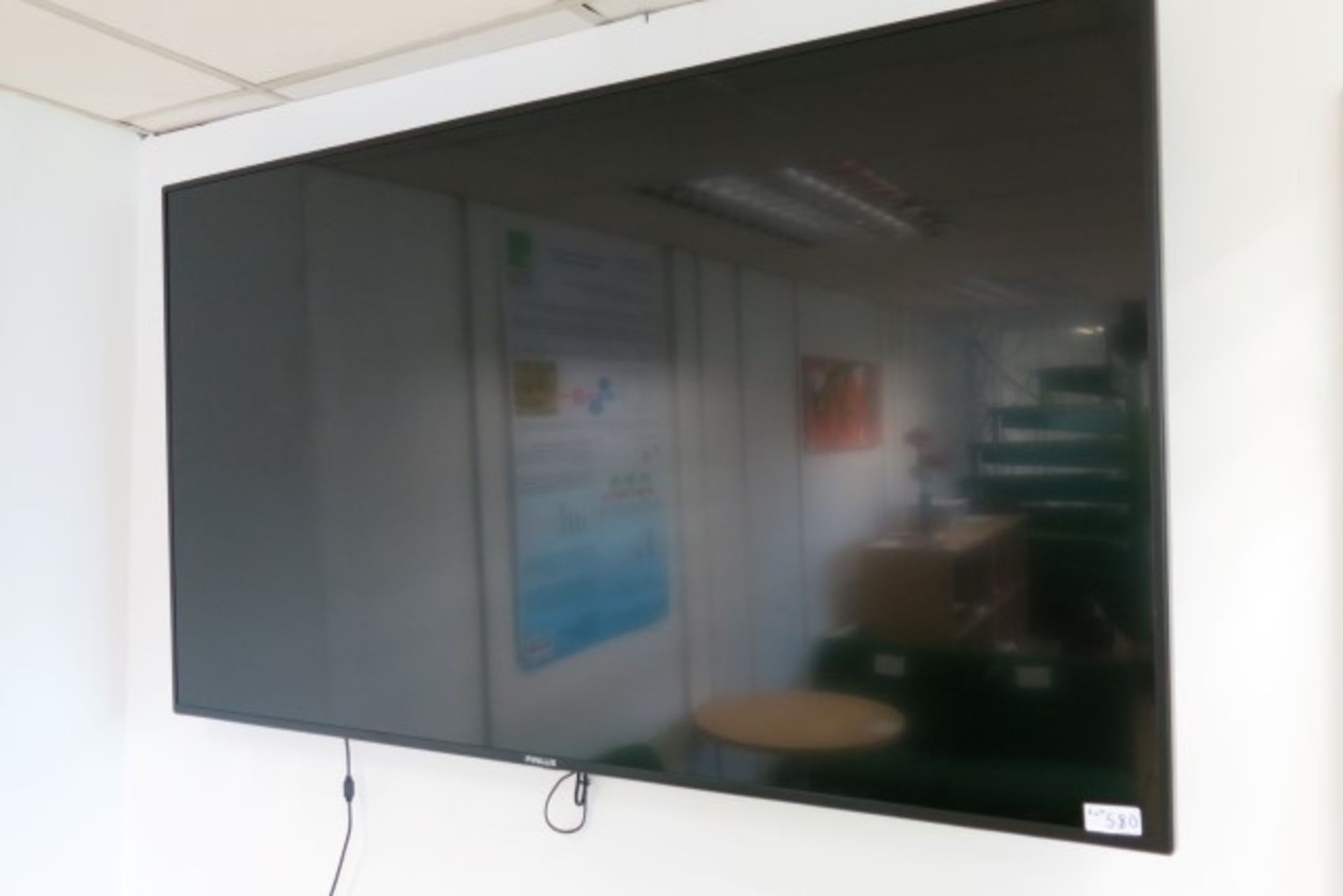Finlux 64" wall mounted flatscreen television