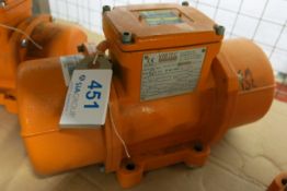 Vibtec Type: MVSI 10/200-SO2 electric rotary vibrator