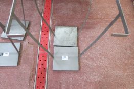 (2) Stainless steel rubbish bag holding frames