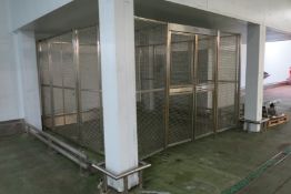 Freestanding Protech stainless steel cage