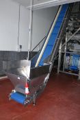 (CE) Unitech stainless steel swan neck flighted conveyor - A lift out charge will apply